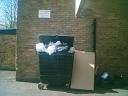 Fly tipping  and overfilled bin on King Arthur’s Way