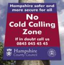 No cold calling sign