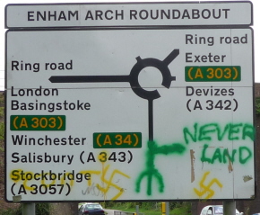 Enham Arch graffiti